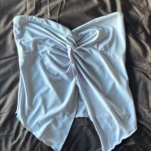 Light Purple Strapless Top